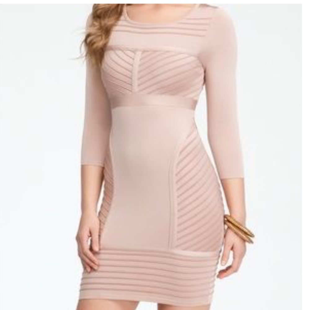 Bebe bandage dress - Dusty Rose
